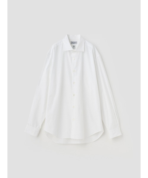 JOHN SMEDLEY(ジョンスメドレー)の「THOMAS MASON ポプリンコットンドレスシャツ(シャツ/ブラウス・メンズ・ホワイト・2/3/1)」の2枚目の写真