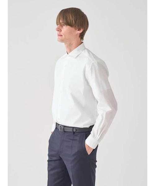 JOHN SMEDLEY(ジョンスメドレー)の「THOMAS MASON ポプリンコットンドレスシャツ(シャツ/ブラウス・メンズ・ホワイト・2/3/1)」の7枚目の写真