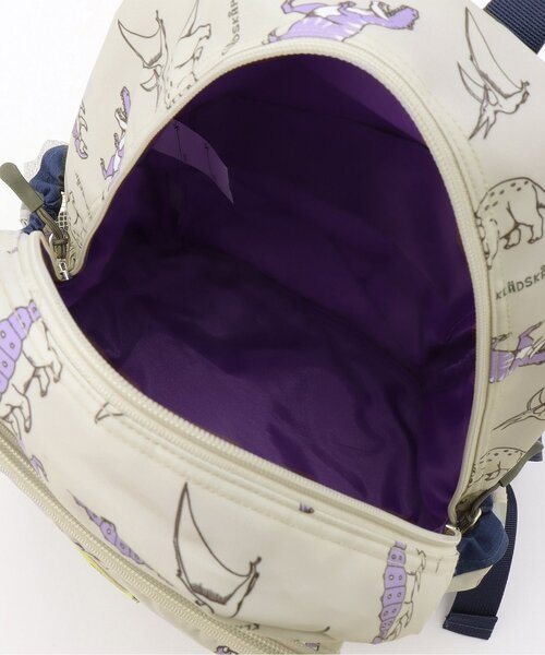 kladskap（クレードスコープ）の「恐竜総柄リュック（バックパック/リュック・キッズ・サックスブルー/ライトグレー・M/S/SS）」の7枚目の写真