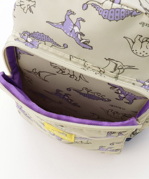 kladskap（クレードスコープ）の「恐竜総柄リュック（バックパック/リュック・キッズ・サックスブルー/ライトグレー・M/S/SS）」の9枚目の写真