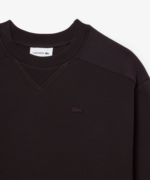 LACOSTE（ラコステ）の「プリーツスカート切り替えスウェットドレス（ワンピース・レディース・ダークブラウン/ベージュ・40/38/36/34）」の3枚目の写真