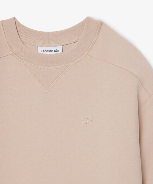 LACOSTE（ラコステ）の「プリーツスカート切り替えスウェットドレス（ワンピース・レディース・ダークブラウン/ベージュ・40/38/36/34）」の5枚目の写真