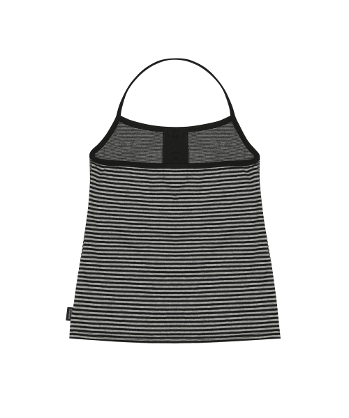 LUVISTRUE(ラヴイズトゥルー)の「SMストライプホルターネック(ブラック)(Tシャツ/カットソー・レディース・その他・FREE)」の3枚目の写真