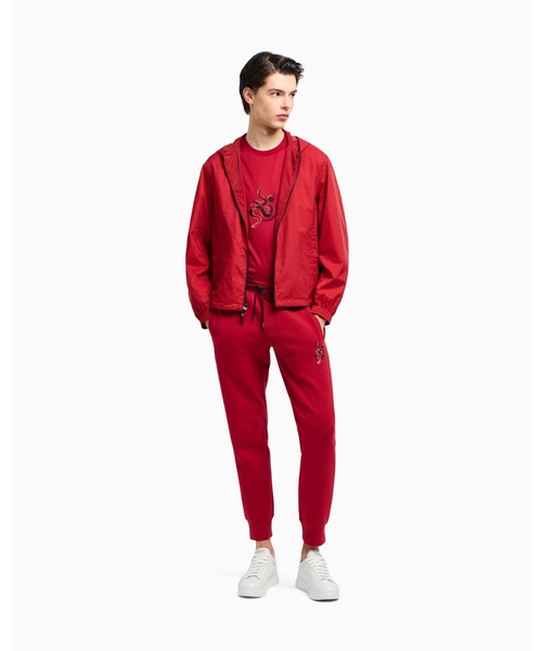 EMPORIO ARMANI（エンポリオアルマーニ）の「【エンポリオ アルマーニ】ASV Tシャツ リヨセル混紡ジャージー（Tシャツ/カットソー・メンズ・レッド・SMALL/MEDIUM/LARGE）」の5枚目の写真