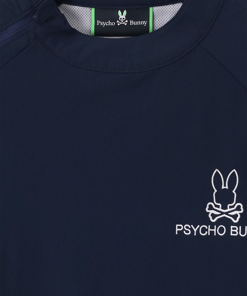 Psycho Bunny（サイコバニー）の「[GOLF]パイピングライン ナイロンショルダージップラグランTシャツ（Tシャツ/カットソー・メンズ・ベージュ/ネイビー/ブラック・MEDIUM/XX-LARGE/X-LARGE/LARGE）」の22枚目の写真