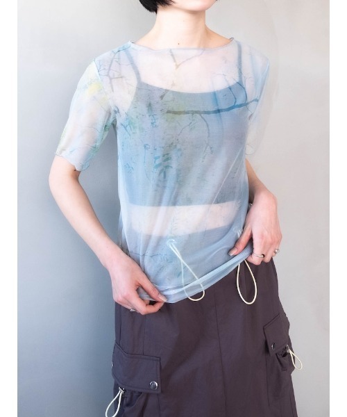 sahara（サハラ）の「【PRE ORDER】Half Sleeve Sheer Top（Tシャツ/カットソー・レディース・その他4/その他6/その他1/その他2/その他3/その他5・FREE）」の19枚目の写真