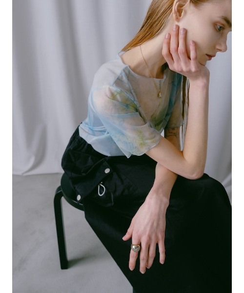 sahara（サハラ）の「【PRE ORDER】Half Sleeve Sheer Top（Tシャツ/カットソー・レディース・その他4/その他6/その他1/その他2/その他3/その他5・FREE）」の15枚目の写真