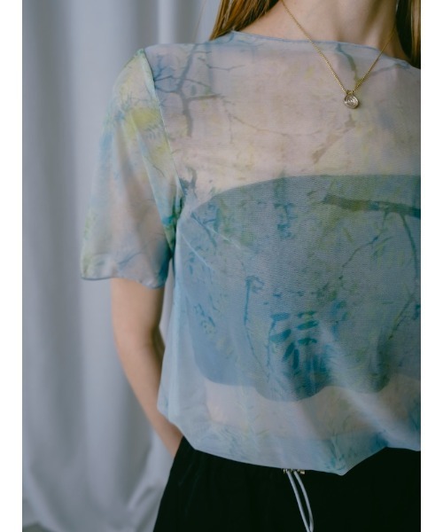 sahara（サハラ）の「【PRE ORDER】Half Sleeve Sheer Top（Tシャツ/カットソー・レディース・その他4/その他6/その他1/その他2/その他3/その他5・FREE）」の14枚目の写真