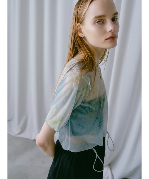 sahara（サハラ）の「【PRE ORDER】Half Sleeve Sheer Top（Tシャツ/カットソー・レディース・その他4/その他6/その他1/その他2/その他3/その他5・FREE）」の11枚目の写真