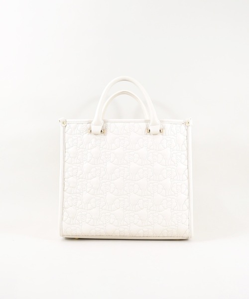 U(ユー)の「Poodmou【プードム】/ジュリアングルトートバッグ/Mサイズ(トートバッグ・レディース・アイボリー/ベージュ系その他・FREE)」の13枚目の写真