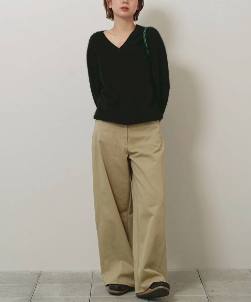 TODAYFUL(トゥデイフル)の「TODAYFUL Woolcashmere Vneck Knit ウールカシミアVネックニット/12620508(ニット/セーター・レディース・ブラウン/ブラック/チャコールグレー・ONE SIZE)」の21枚目の写真