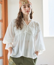 GEORGE'S | スキッパーレースブラウス(シャツ/ブラウス)