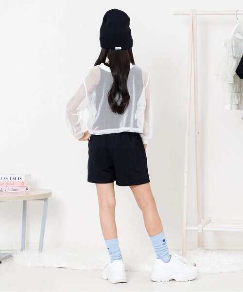 algy（アルジー）の「メッシュ&タンク&ボトム3点セット（セットアップ・キッズ・ブラック/サックスブルー/オフホワイト・130/160/150/140）」の5枚目の写真