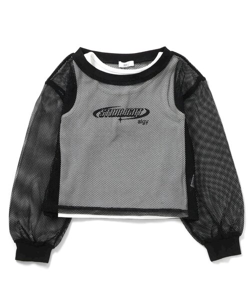 algy（アルジー）の「メッシュ&タンク&ボトム3点セット（セットアップ・キッズ・ブラック/サックスブルー/オフホワイト・130/160/150/140）」の17枚目の写真