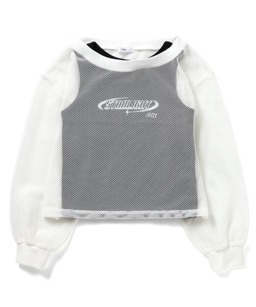 algy（アルジー）の「メッシュ&タンク&ボトム3点セット（セットアップ・キッズ・ブラック/サックスブルー/オフホワイト・130/160/150/140）」の18枚目の写真