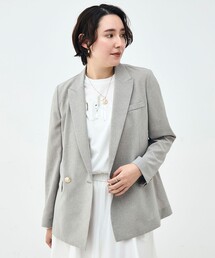 NOLLEY’S Sophi | 《セットアップ対応》ウォッシャブルブリーザブルシャンブレーダブルジャケット(テーラードジャケット)