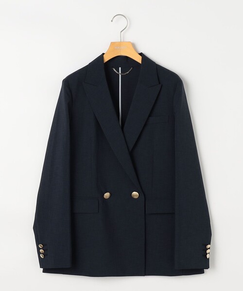 NOLLEY’S Sophi(ノーリーズソフィ)の「《セットアップ対応》ウォッシャブルブリーザブルシャンブレーダブルジャケット(テーラードジャケット・レディース・ネイビー/ベージュ/ライトグレー・34/36/38)」の20枚目の写真