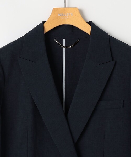 NOLLEY’S Sophi(ノーリーズソフィ)の「《セットアップ対応》ウォッシャブルブリーザブルシャンブレーダブルジャケット(テーラードジャケット・レディース・ネイビー/ベージュ/ライトグレー・34/36/38)」の22枚目の写真