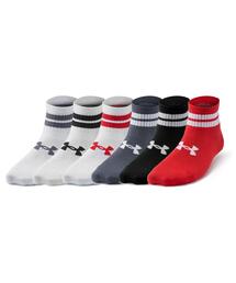 UNDER ARMOUR | UAエッセンシャル クオーター ソックス （6足セット）（ライフスタイル/KIDS）(ソックス/靴下)