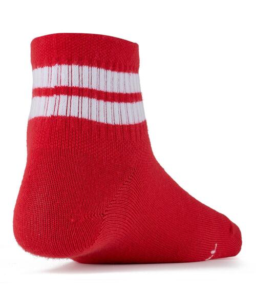 UNDER ARMOUR（アンダーアーマー）の「UAエッセンシャル クオーター ソックス （6足セット）（ライフスタイル/KIDS）（ソックス/靴下・キッズ・レッド・XS）」の3枚目の写真
