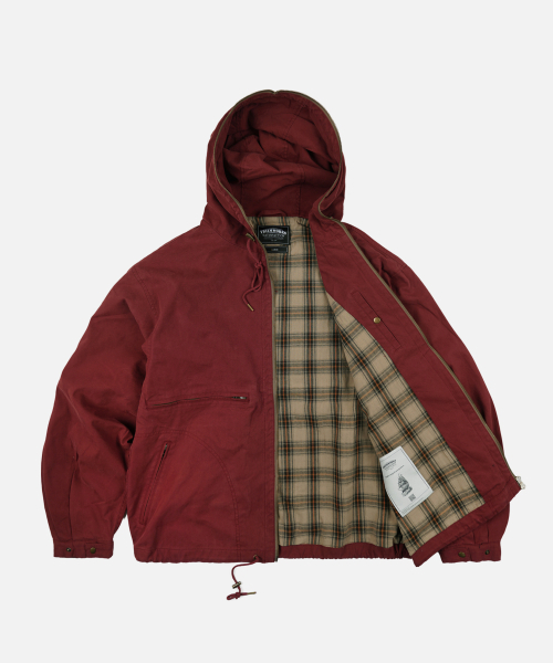 FRIZMWORKS（フリズムワークス）の「SAILING HOODED PARKA _ RED（ダウンジャケット/コート・メンズ・その他・SMALL/MEDIUM/LARGE/X-LARGE）」の2枚目の写真