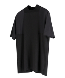 DGNAK（ディグナク）の「ストラクチャーカットラインTシャツ（ブラック）（Tシャツ/カットソー）」