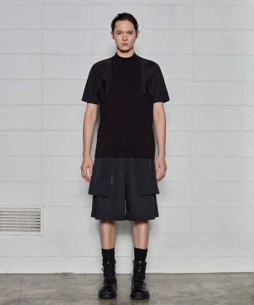 DGNAK(ディグナク)の「ストラクチャーカットラインTシャツ(ブラック)(Tシャツ/カットソー・メンズ・ブラック・MEDIUM/LARGE)」の5枚目の写真