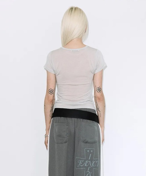 Ada.(エイダ)の「◇FANCYCLUB◇ブランド直輸入正規品/シャドウ ペガサス Tシャツ SHADOW PEGASUS TEE(Tシャツ/カットソー・レディース・グレー・FREE)」の2枚目の写真