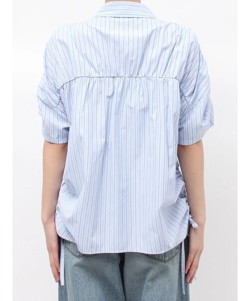 Ungrid(アングリッド)の「ハーフスリーブギャザーシャツ(シャツ/ブラウス・レディース・イエロー/ピンク/ブルー/オフホワイト・FREE)」の16枚目の写真