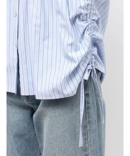 Ungrid(アングリッド)の「ハーフスリーブギャザーシャツ(シャツ/ブラウス・レディース・イエロー/ピンク/ブルー/オフホワイト・FREE)」の19枚目の写真