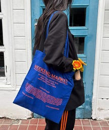 SETUP7(�Z�b�g�A�b�v�Z�u��)�́yTHE READING ROOM PARIS�zflat tote bag "WEEKEND MARKET"(�g�[�g�o�b�O)