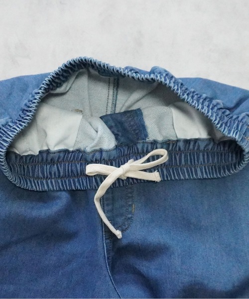 SELECT LEVERY(セレクトリベリー)の「やわらかガーゼデニムワイドパンツ(デニムパンツ・レディース・ワンウォッシュ/ブルー/ライトブルー・MEDIUM/SMALL/X-LARGE/LARGE)」の14枚目の写真