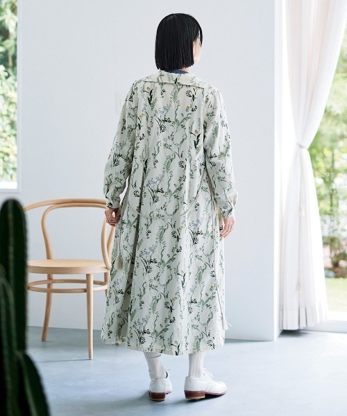 Sunny clouds（サニークラウズ）の「サニークラウズ　十種の草花ワンピース（ワンピース・レディース・ブルー系その他/キナリ・M/L/LL/3L/MP）」の11枚目の写真