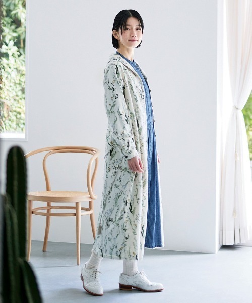 Sunny clouds（サニークラウズ）の「サニークラウズ　十種の草花ワンピース（ワンピース・レディース・ブルー系その他/キナリ・M/L/LL/3L/MP）」の10枚目の写真