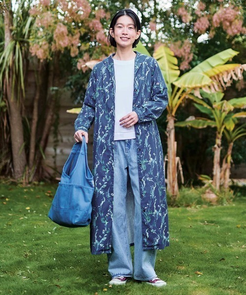 Sunny clouds（サニークラウズ）の「サニークラウズ　十種の草花ワンピース（ワンピース・レディース・ブルー系その他/キナリ・M/L/LL/3L/MP）」の12枚目の写真