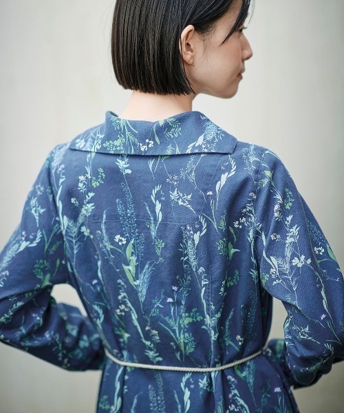 Sunny clouds（サニークラウズ）の「サニークラウズ　十種の草花ワンピース（ワンピース・レディース・ブルー系その他/キナリ・M/L/LL/3L/MP）」の20枚目の写真