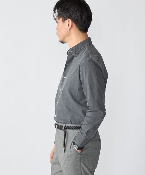 SHIPS(シップス)の「SHIPS:〈FUNCTION〉ウォッシュド グレー デニム シャツ(シャツ/ブラウス・メンズ・グレー系その他・LARGE/MEDIUM)」の8枚目の写真