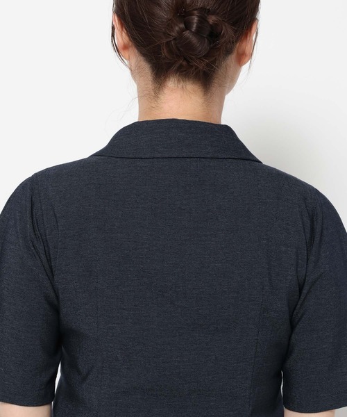 HARE(ハレ)の「コンパクトVネックブラウス(HARE)(シャツ/ブラウス・レディース・ネイビー/ブラック・FREE)」の22枚目の写真