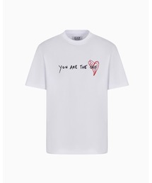 EMPORIO ARMANI EA7 | 【エンポリオ アルマーニ EA7】7.CUORE フード付きスウェットシャツ ストレッチコットン混紡(Tシャツ/カットソー)