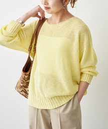 Spick & Span | 《新色有り / 追加》ペーパーヤーン2WAYルーズプルオーバー(ニット/セーター)