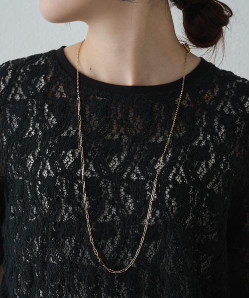 PUAL CE CIN（ピュアルセシン）の「マルチWAYチェーンネックレス（ネックレス・レディース・シルバー/ゴールド・FREE）」の2枚目の写真