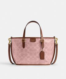 COACH（コーチ）の「タクシー トート バッグ 21・シグネチャー キャンバス（ショルダーバッグ）」