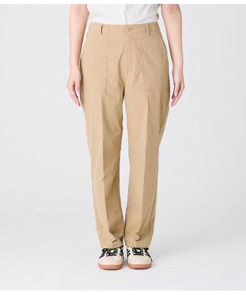 Park Slope NEWYORKER(パークスロープニューヨーカー)の「【ストレッチ】ベイカーパンツ(その他パンツ・レディース・カーキ/ベージュ・L/M)」の10枚目の写真