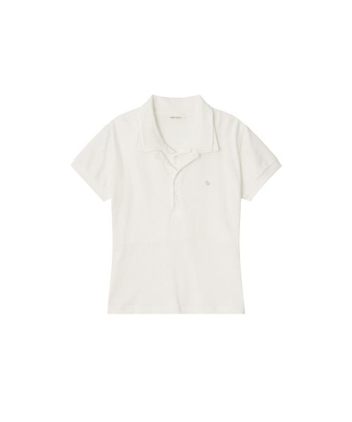 MAYVERU(メイバーユー)の「moraes pk t-shirt _ Ivory(Tシャツ/カットソー・レディース・その他・FREE)」の3枚目の写真