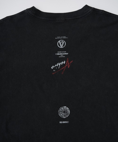 ADAM PATEK(アダムパテック)の「【ADAMPATEK/アダムパテック】RED:BANSHEE SPIKE THRONE Graphic short sleeve t-shirt プリントTEE(Tシャツ/カットソー・レディース・ブラック・1/2)」の5枚目の写真