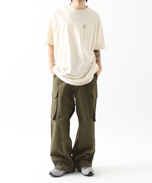 &soiree(アンドソワレ)の「&soiree ピグメントプリントTシャツ(メッセージロゴ) 半袖(Tシャツ/カットソー・レディース・ブラック/アイボリー/ブルー・M)」の11枚目の写真