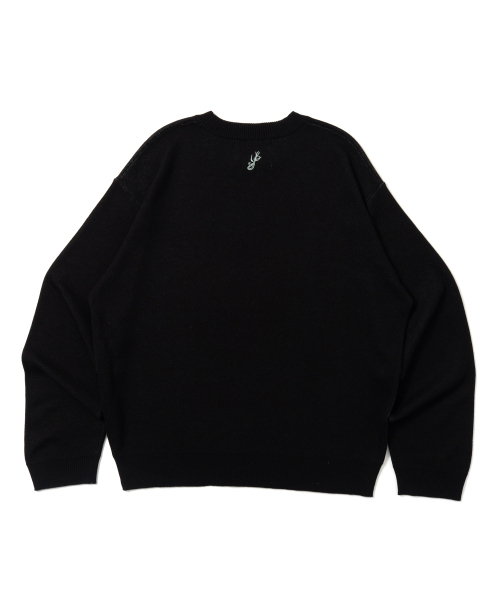 Beyond Closet(-)の「【BEYOND CLOSET×YOUNGER SONG】デザインクルーネックニットブラック(ニット/セーター・メンズ・その他・MEDIUM/LARGE)」の2枚目の写真
