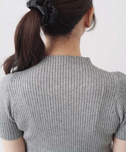 OLIVE des OLIVE（オリーブデオリーブ）の「【Belle Charme】BC Logo Rib Knit（ニット/セーター・レディース・ピンクベージュ/ベージュ/トップグレー/オフホワイト・FREE）」の13枚目の写真