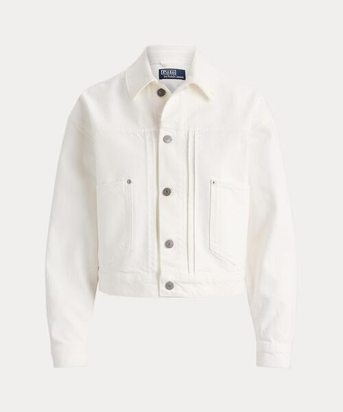 POLO RALPH LAUREN(ポロ ラルフ ローレン)の「デニム トラッカー ジャケット(デニムジャケット・レディース・ホワイト・L/XXS/XS/S/M)」の10枚目の写真