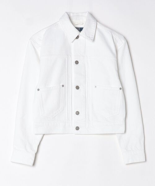 POLO RALPH LAUREN(ポロ ラルフ ローレン)の「デニム トラッカー ジャケット(デニムジャケット・レディース・ホワイト・L/XXS/XS/S/M)」の9枚目の写真